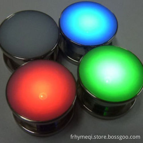 UV Plugs with Red/Blue/Yellow/Green LED, Made of UV Material